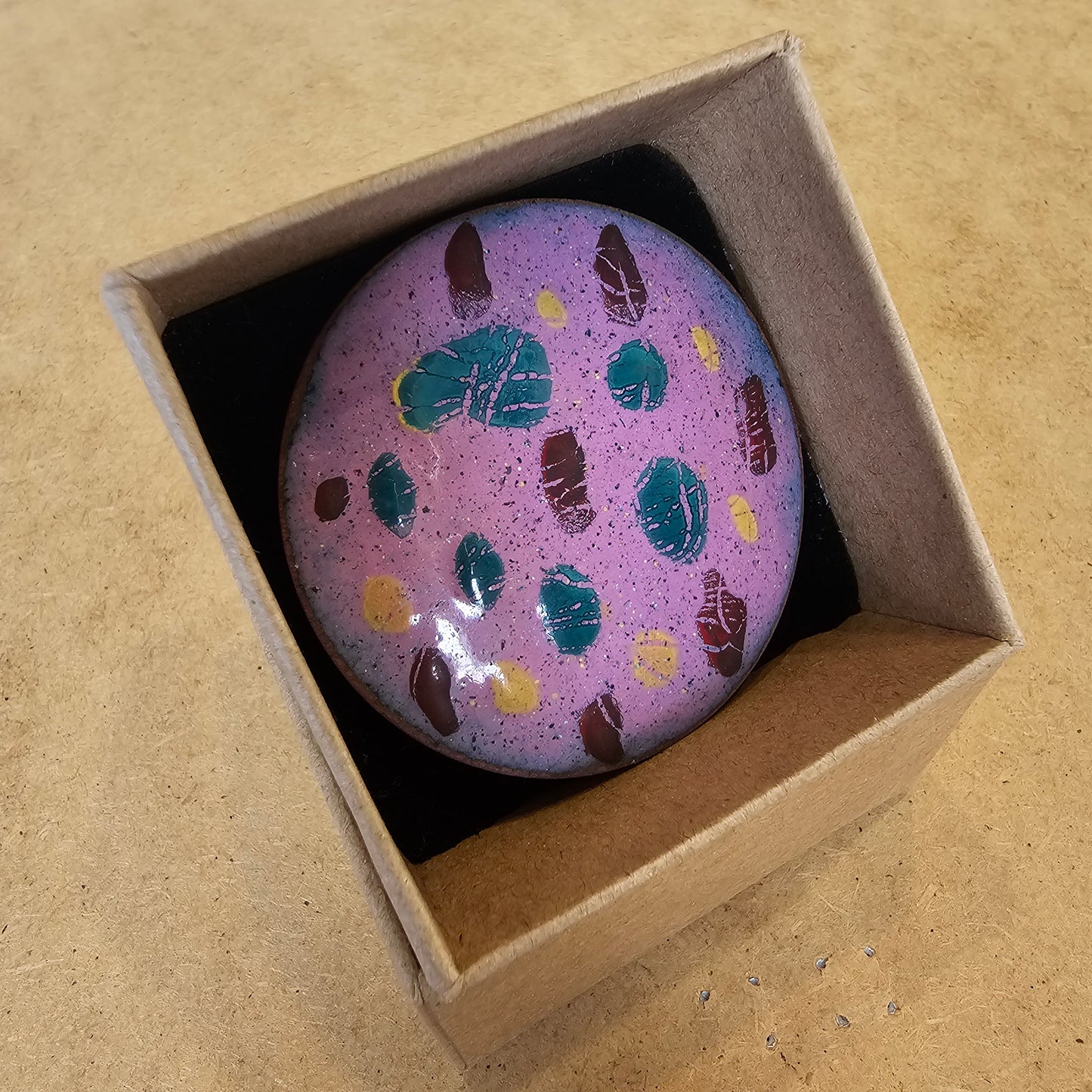 ENAMEL BROOCHES