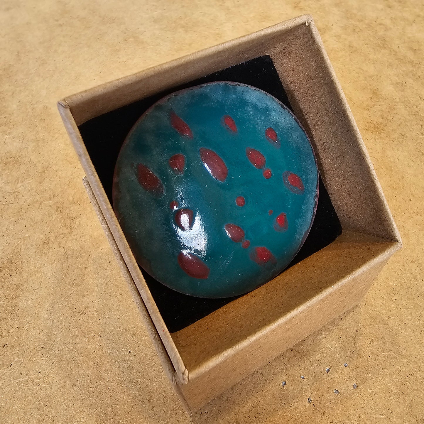 ENAMEL BROOCHES
