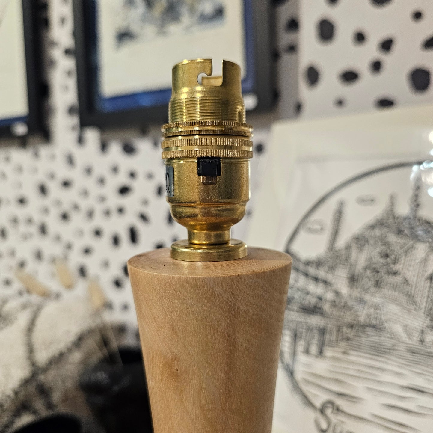WOODEN LAMP BASES