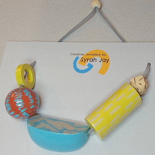 GEO BLOCK 5 COMPONENT NECKLACE