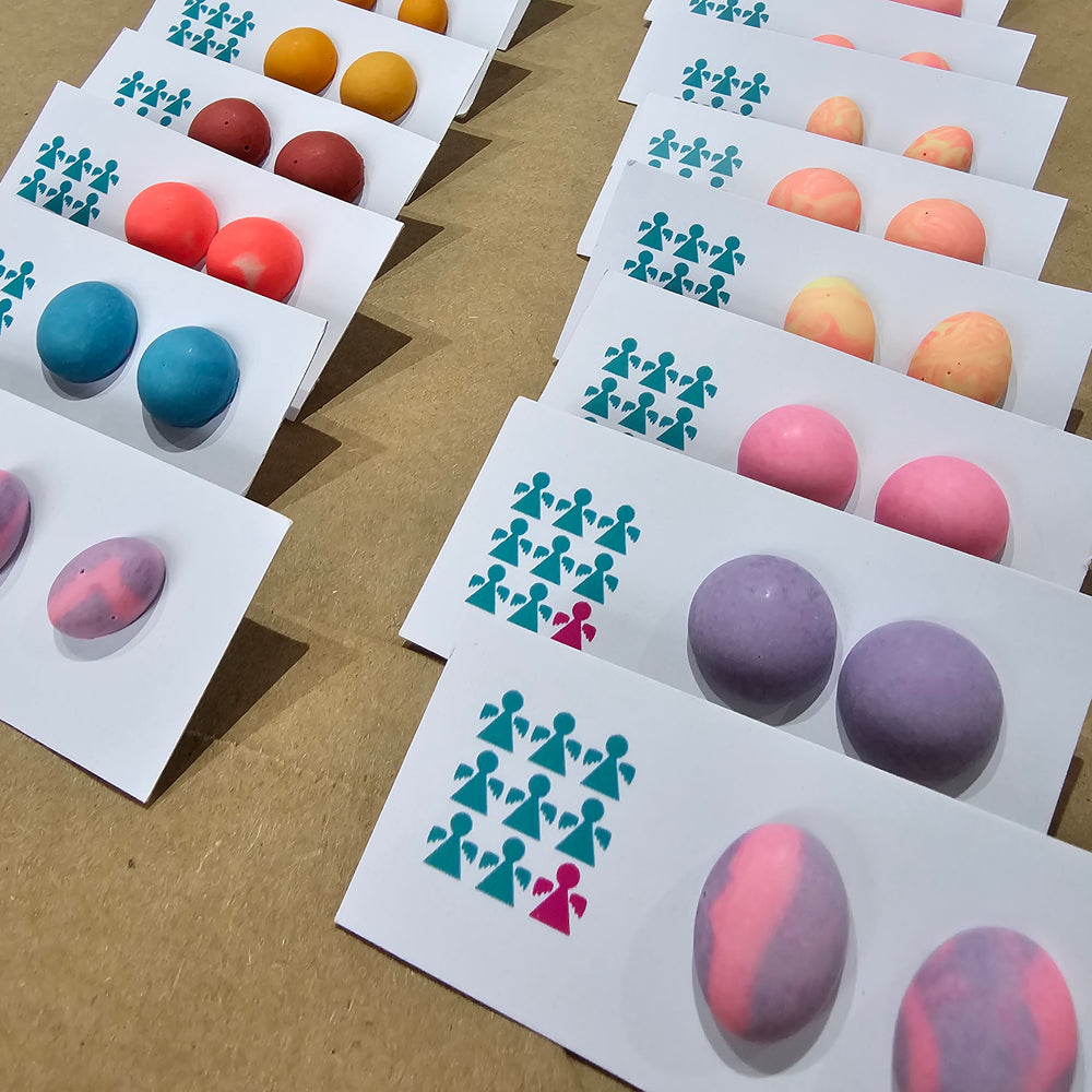 ZERO WASTE JESMONITE STUDS