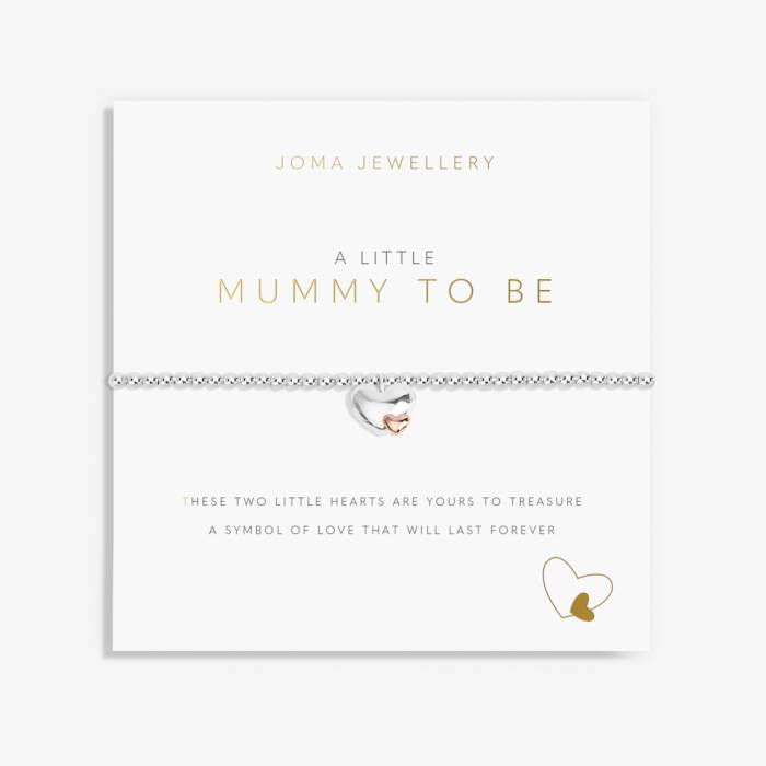 A LITTLE 'MUMMY TO BE' SILVER BRACELET