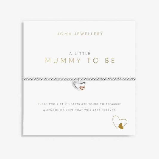 A LITTLE 'MUMMY TO BE' SILVER BRACELET