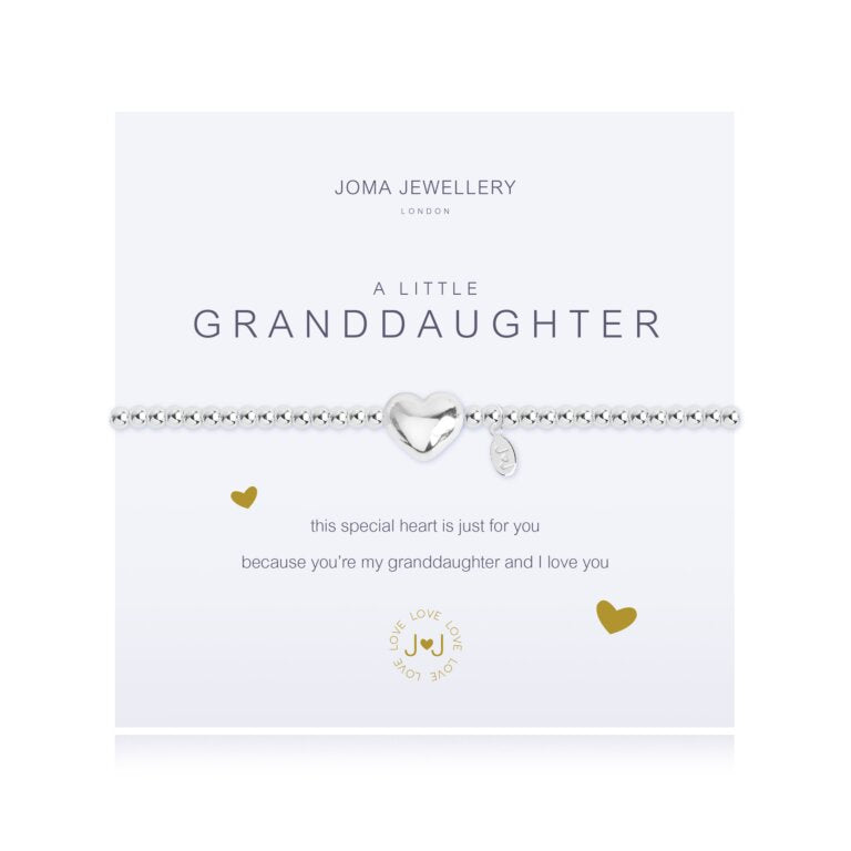 A LITTLE 'GRANDDAUGHTER' SILVER BRACELET