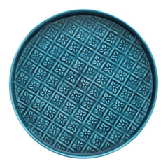 ROUND ENAMEL 30CM TRINKET TRAY