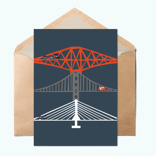 FORTH BRIDGES CARD