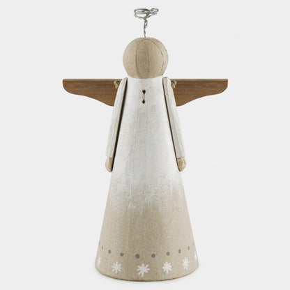 PAPER MACHE ANGEL TREE TOPPER