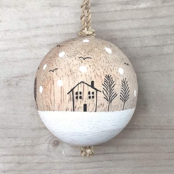 WOODEN BAUBLES