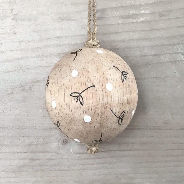 WOODEN BAUBLES