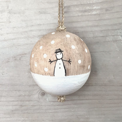 WOODEN BAUBLES