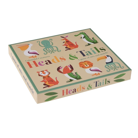 COLOURFUL CREATURES HEADS AND TAILS GAME