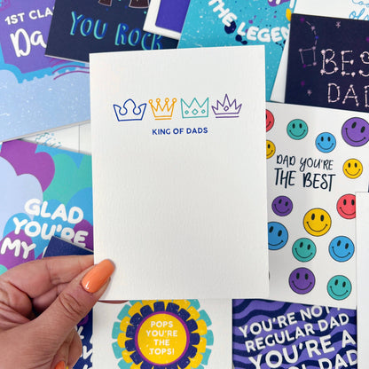KING OF DADS CARD