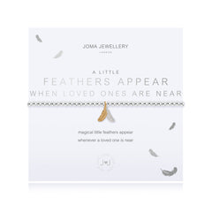 A LITTLE 'FEATHERS APPEAR' SILVER BRACELET