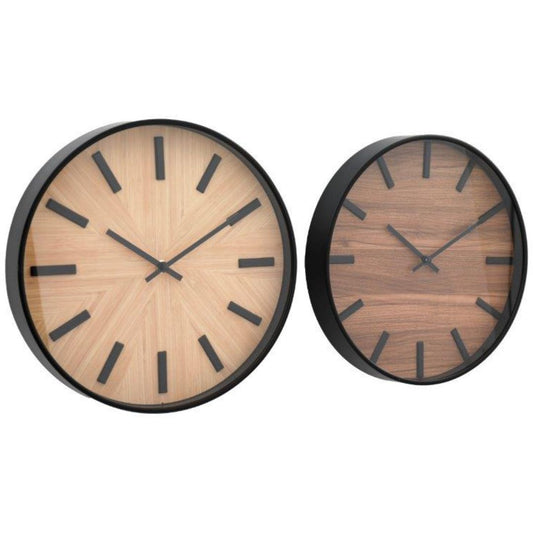 BLACK WOODEN CLOCK