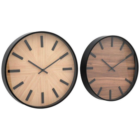 BLACK WOODEN CLOCK