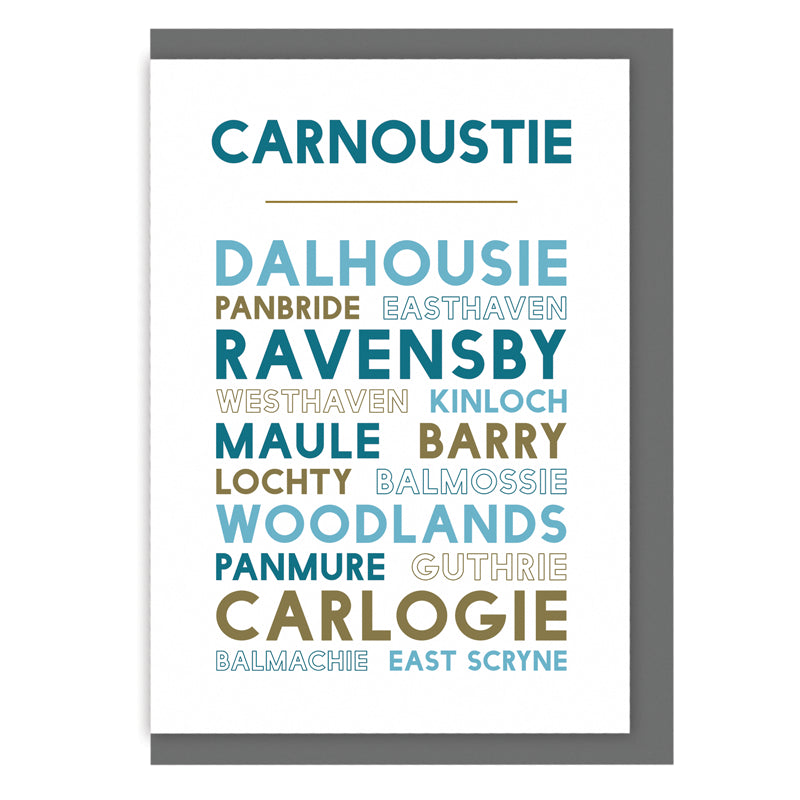 CARNOUSTIE CARD