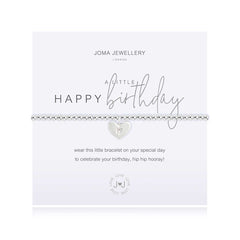 A LITTLE 'HAPPY BIRTHDAY' SILVER BRACELET