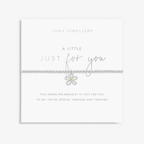 A LITTLE 'JUST FOR YOU' SILVER BRACELET