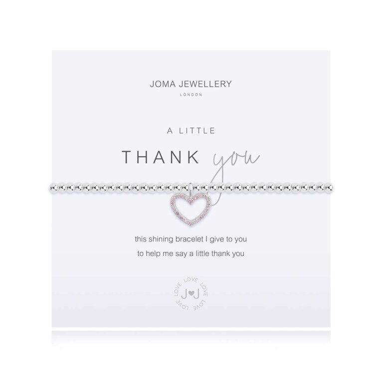 A LITTLE 'THANK YOU' SILVER BRACELET