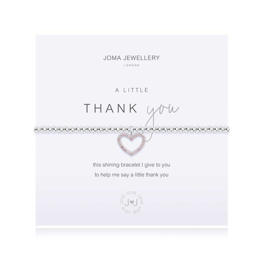 A LITTLE 'THANK YOU' SILVER BRACELET