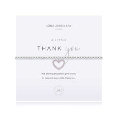 A LITTLE 'THANK YOU' SILVER BRACELET
