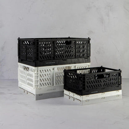 FOLDING STORAGE CRATE