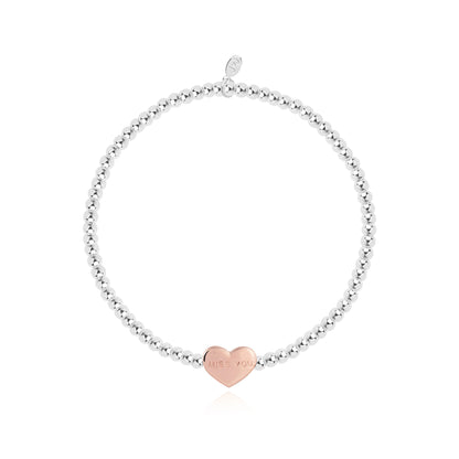A LITTLE 'MISS YOU' SILVER BRACELET