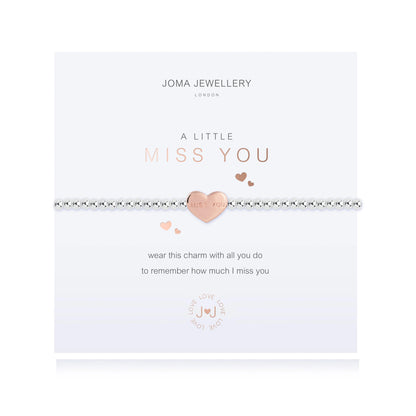 A LITTLE 'MISS YOU' SILVER BRACELET