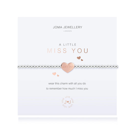 A LITTLE 'MISS YOU' SILVER BRACELET