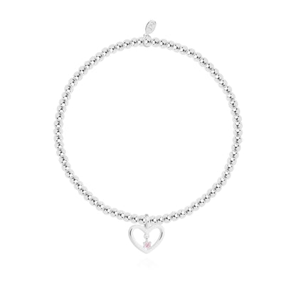 A LITTLE 'TRUE FRIEND' SILVER BRACELET