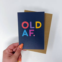 OLD AF CARD