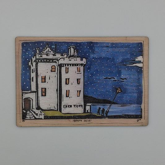 WOODEN CHRISTMAS POSTCARDS