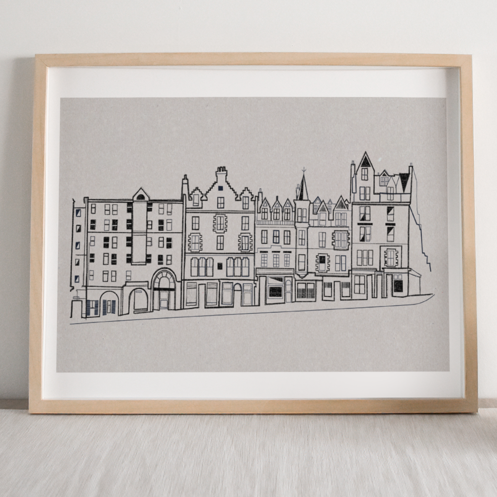EDINBURGH HIGH ST PRINT
