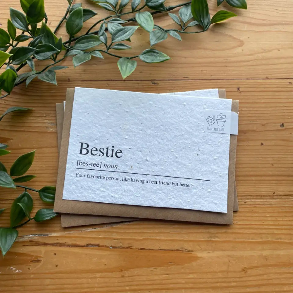 PLANTABLE 'BESTIE' CARD