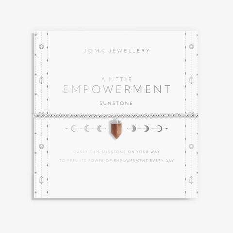 A LITTLE 'EMPOWERMENT' SUNSTONE SILVER BRACELET