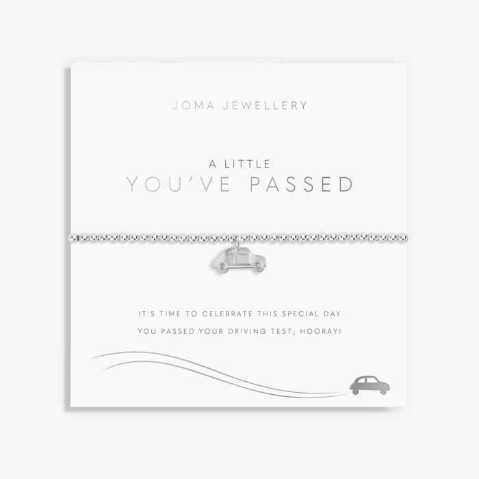 A LITTLE 'YOU'VE PASSED' SILVER BRACELET