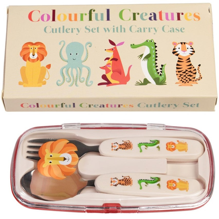 COLOURFUL CREATURES CUTLERY SET