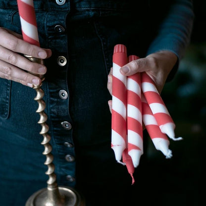 CANDY CANE CANDLE