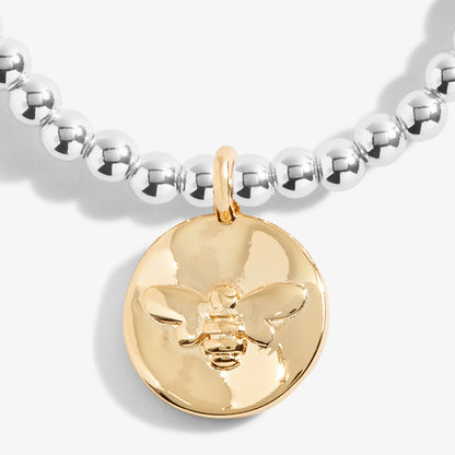 A LITTLE 'BEE LUCKY' SILVER BRACELET