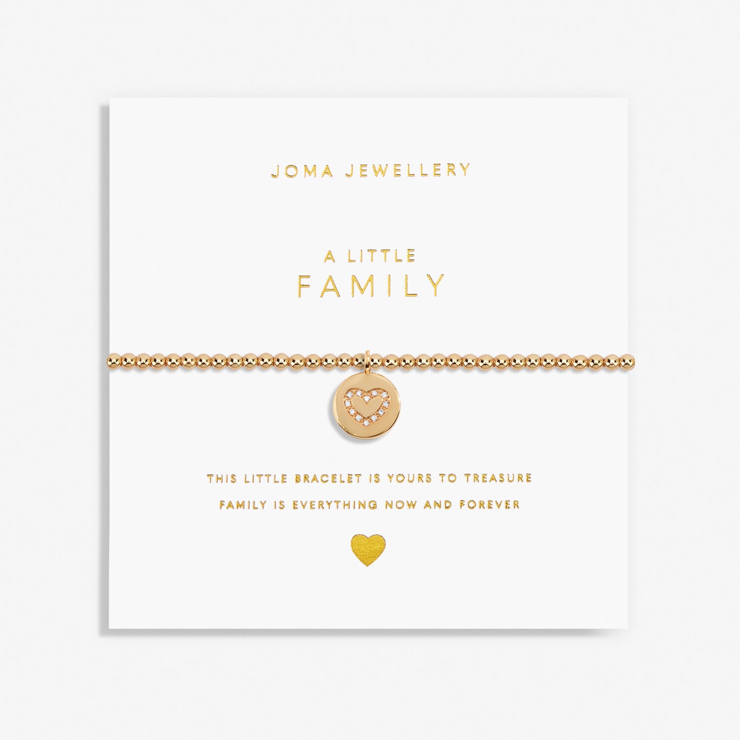 A LITTLE 'FAMILY' GOLD BRACELET