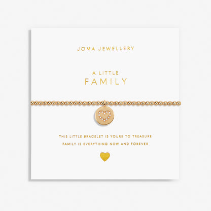 A LITTLE 'FAMILY' GOLD BRACELET