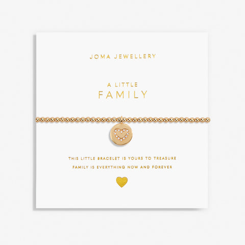 A LITTLE 'FAMILY' GOLD BRACELET