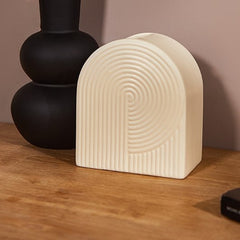 ARCH SHAPED RIBBED VASE (Second)