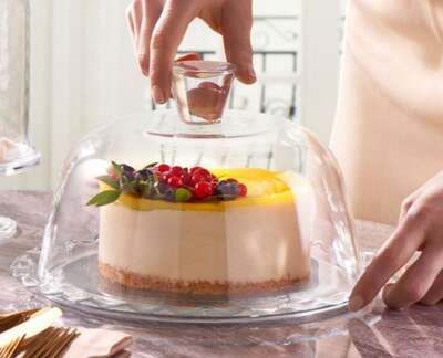 GLASS CAKE DOME