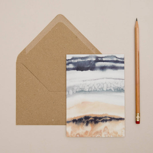 RIVA ABSTRACT BEACH CARD