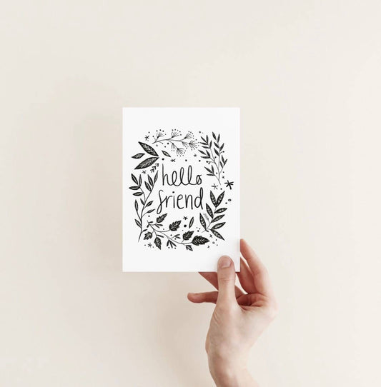 HELLO FRIEND CARD