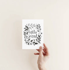 HELLO FRIEND CARD