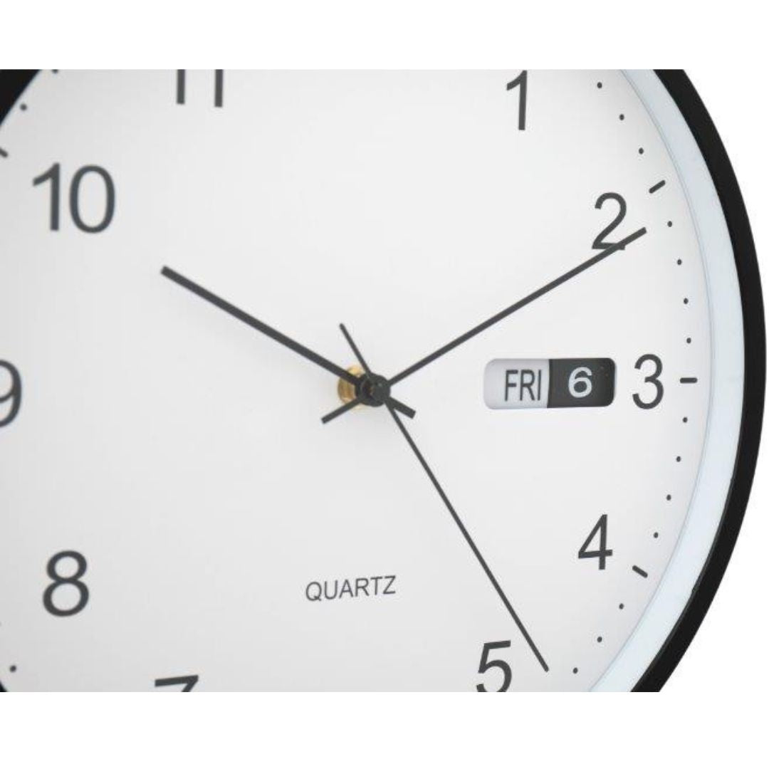 WALL CLOCK WITH CALENDAR