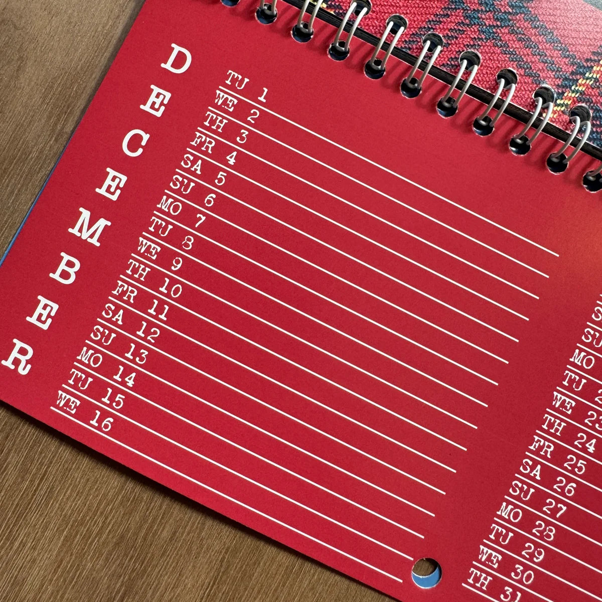 DL-sized Hiya Pal Scottish 2026 calendar featuring colourful Scottish words, one per month.