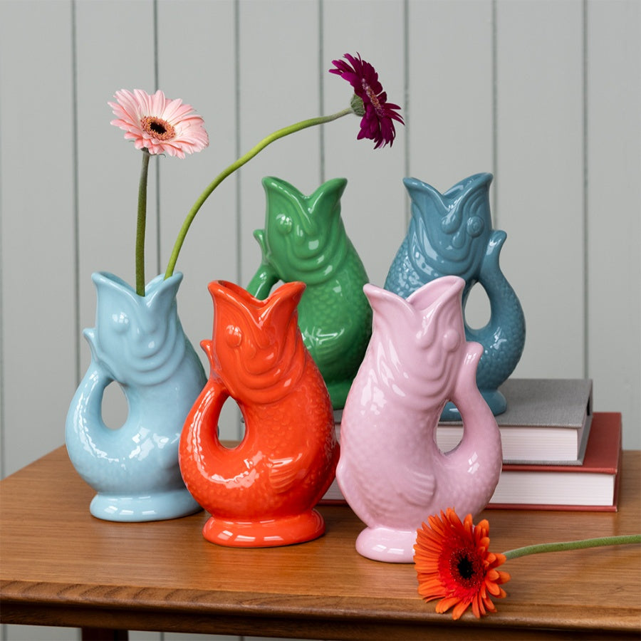 CERAMIC FISH VASE